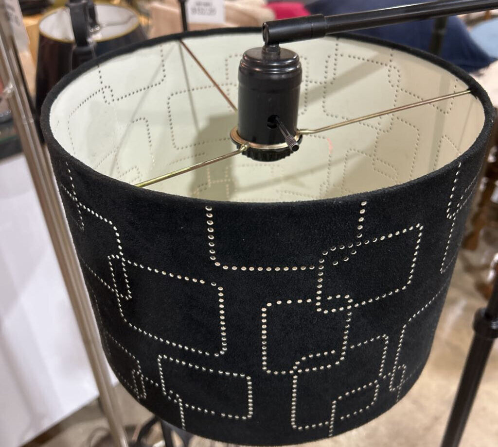 Modern Metal Swing-Arm FLOOR LAMP 12d58h