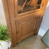Arts & Crafts Style Corner CABINET 32w18d70h