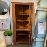 Arts & Crafts Style Corner CABINET 32w18d70h