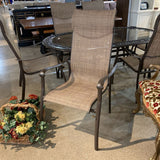 Cast Aluminum High-Back Armchair OUTDOOR 25w24d44h