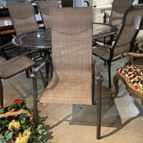Cast Aluminum High-Back Armchair OUTDOOR 25w24d44h