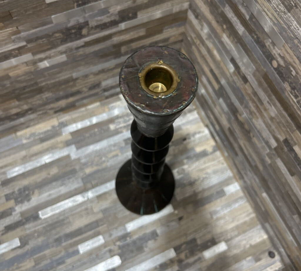 Turned Spindle Candle Holder ACCESSORIES 4.5d16h