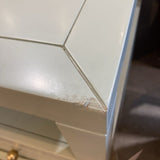 Celine 2-Drawer NIGHTSTAND Sage/Gold 27w17d26.5h