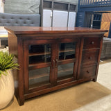 Crate & Barrel Kavari 3-Drawer MEDIA CONSOLE 57w21d36h