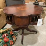 Clover Pedestal Occasional Table FURNITURE 35d29.5h