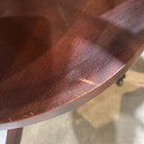 Clover Pedestal Occasional Table FURNITURE 35d29.5h