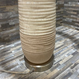 Two-Tone Textured w/ Drum Shade TABLE LAMP 16Wx30H