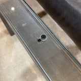 Restoration Hardware Square Glass Top Parsons COFFEE/COCKTAIL TABLE 36Wx22.5H