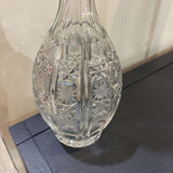 American Brilliant Cut Crystal Decanter w/ Stopper GIFT 4.5Wx16H