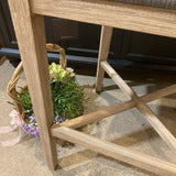 Essential for Living Tapestry Woven Rope Barstool BAR/COUNTER STOOL Dove White/Natural Gray 21w21.5d39h
