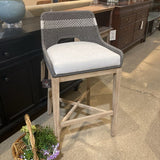 Essential for Living Tapestry Woven Rope Barstool BAR/COUNTER STOOL Dove White/Natural Gray 21w21.5d39h