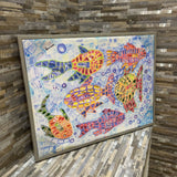 Tropical Fish Pattern By Charlsie Kelly ART WORK 25x19