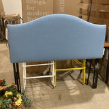 Camelback Full Headboard HEADBOARDS Denim Linen 56w4d49h
