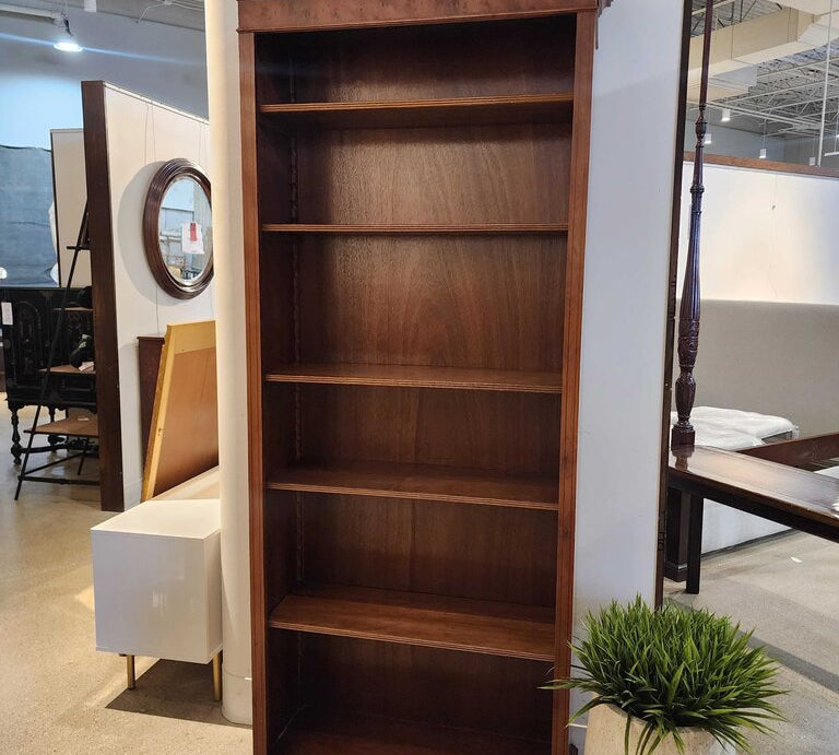 Georgian Tall Open Bookcase BOOK SHELF 37w14d84h
