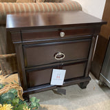 Triton 3-Drawer NIGHTSTAND Cappuccino 26w16d26h