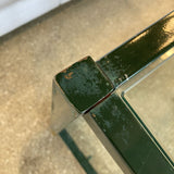 Roche Bobois 1990's Contemporary Glass & Metal COFFEE/COCKTAIL TABLE 49.5w33.5d16h