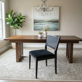 Carl Hansen & Son Modern Rattan Back DINING CHAIRS Black 20w19d33h