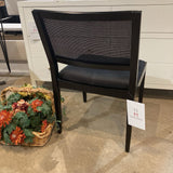 Carl Hansen & Son Modern Rattan Back DINING CHAIRS Black 20w19d33h