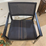 Carl Hansen & Son Modern Rattan Back Captain DINING CHAIRS Black 25w19d33h
