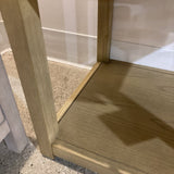 Celine 1-Drawer NIGHTSTAND Taupe/Gold 21w17d26.5h
