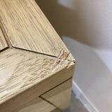 Celine 1-Drawer NIGHTSTAND Taupe/Gold 21w17d26.5h