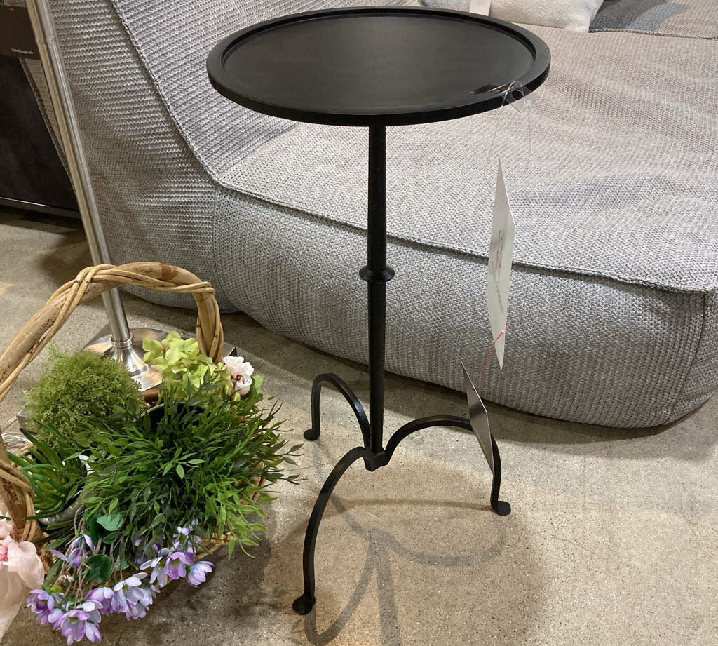 Aged Iron Martini Table SIDE TABLE 12d24h