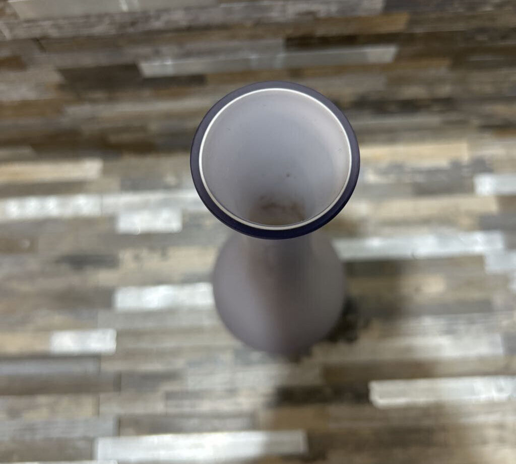 Bottleneck Satin Glass Vase ACCESSORIES 3.5d11h