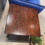 French Regency Scrolled Metal Base END/SIDE TABLE 23.5w23.5d20h