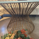 Custom Transparent Glass Oblong DINING TABLE 76d30h