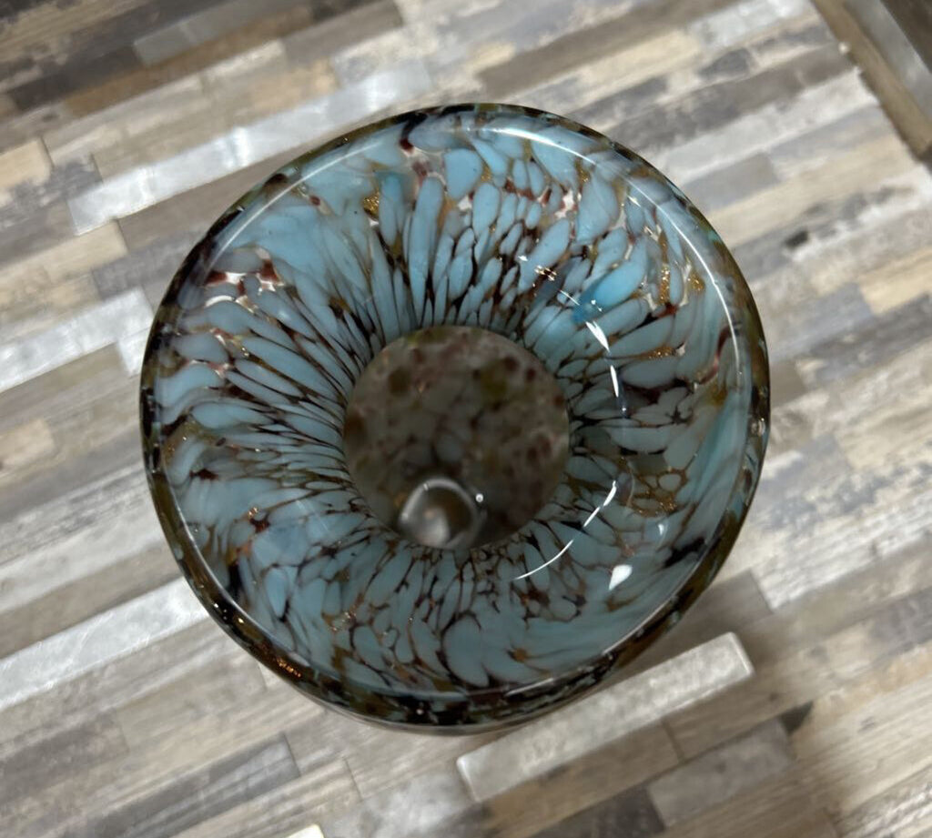 Hand-Blown Murano Style Art Glass GIFT 4.5d7h