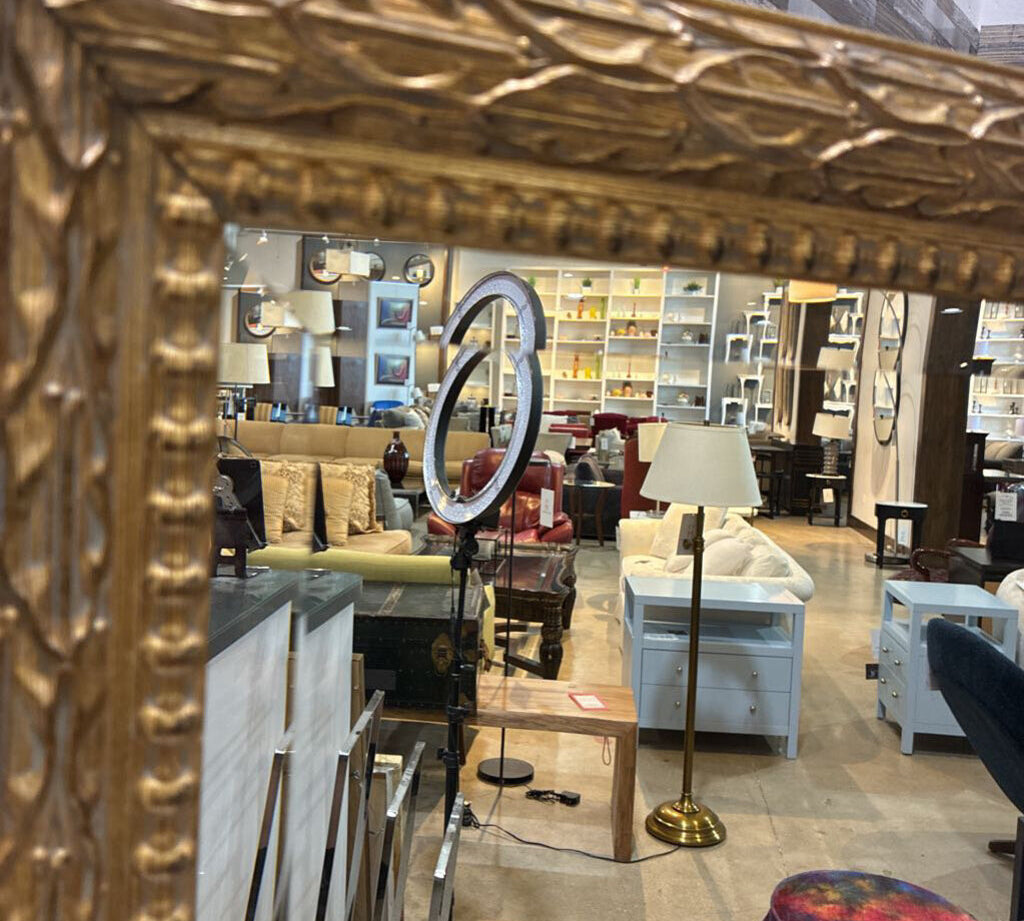 Shabbi Chic Ornate Mirror MIRRORS Gold 40.5x28.5