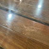 Chippendale W/Glass Top Feet 2-31"Leaves DINING TABLE 60w45dx31h