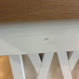Nantucket Cotton Extendable Counter Height DINING TABLE 72w42d37h