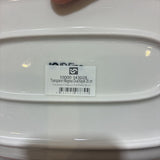 Set Of 3 Transparan Magnus Oval Kayik GIFT White 15x10