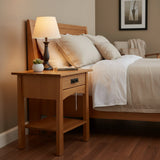 Amish Style 1 Drawer NIGHTSTAND 24w18d27h