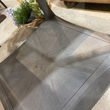 Artistica Appellation Wire Brushed Square END/SIDE TABLE Medium Gray 25w25d25h