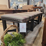 Wide Upholstered Bench w/ Nailhead Trim BENCH 73w22d18h
