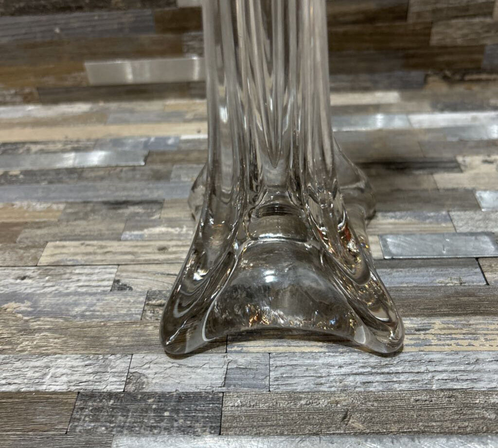 Glass Eiffel Tower Vase ACCESSORIES 3w3d20h