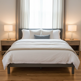 CB2 Low Profile Metal Queen BEDS Gray 59.5w78d31h