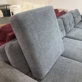 Burrow Nomad King Reversible Chaise SECTIONAL Heather Charcoal 111w61d33h