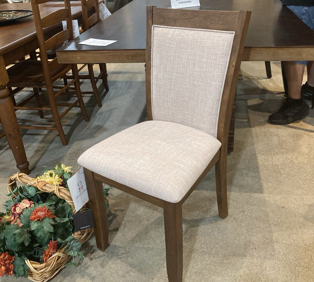 East West Parsons Wood Framed Upholstered DINING CHAIRS 17Wx19Dx36H