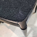 CB2 Nadia Black Cane DINING CHAIRS 18w20d32h