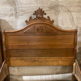 Walnut Victorian Full Bed BEDS 54w78d58h