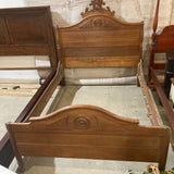 Walnut Victorian Full Bed BEDS 54w78d58h
