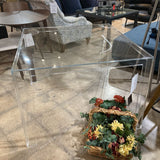 Kartell Invisible by Tokuji Yoshioka DINING TABLE Clear 39.5Wx28.5H