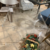 Kartell Invisible by Tokuji Yoshioka DINING TABLE Clear 39.5Wx28.5H