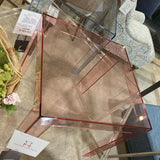 Kartell Jolly By Paolo Rizzatto SIDE TABLE Pink 15.5Wx15.5H
