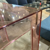 Kartell Jolly By Paolo Rizzatto SIDE TABLE Pink 15.5Wx15.5H