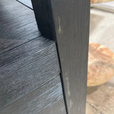 Celine 3-Drawer NIGHTSTAND Charcoal 28Wx17Dx33H
