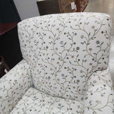 Botanical Pattern Upholsered CHAIR 34Wx41Dx35H